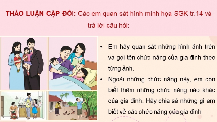 Giáo án điện tử chuyên đề Kinh tế pháp luật 10 cánh diều Bài 3: Gia đình