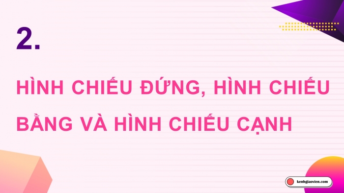 Giáo án điện tử chuyên đề Toán 11 kết nối Bài 11: Hình chiếu vuông góc và hình chiếu trục đo