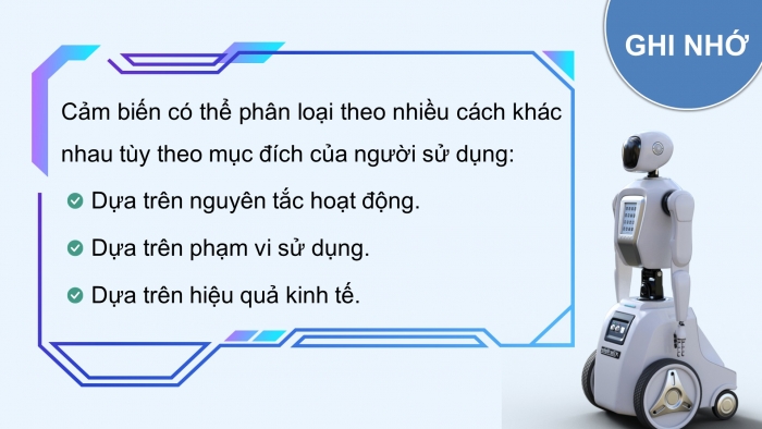 Giáo án điện tử chuyên đề Vật lí 11 kết nối Bài 7: Cảm biến