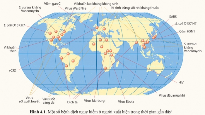 Giáo án điện tử chuyên đề Sinh học 11 cánh diều Bài 4: Bệnh dịch và tác nhân gây bệnh ở người