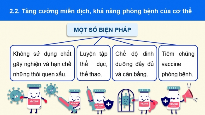 Giáo án điện tử chuyên đề Sinh học 11 cánh diều Bài 6: Các biện pháp phòng chống bệnh dịch ở người