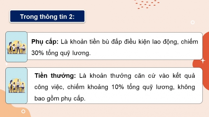 Giáo án điện tử chuyên đề Kinh tế pháp luật 11 cánh diều Bài 5: Một số vấn đề của pháp luật lao động về tiền lương và tiền thưởng, bảo hiểm xã hội, tranh chấp và giải quyết tranh chấp lao động