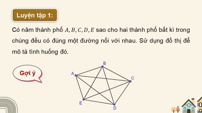 Giáo án điện tử chuyên đề Toán 11 cánh diều Bài 1: Một vài yếu tố của Lí thuyết đồ thị. Đường đi Euler và đường đi Hamilton