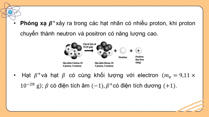 Giáo án điện tử chuyên đề Hoá học 10 chân trời Bài 2: Phản ứng hạt nhân