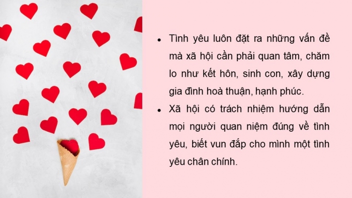 Giáo án điện tử chuyên đề Kinh tế pháp luật 10 cánh diều Bài 1: Tình yêu