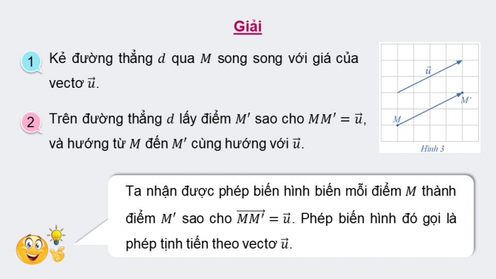 Giáo án điện tử chuyên đề Toán 11 cánh diều Bài 1: Phép dời hình