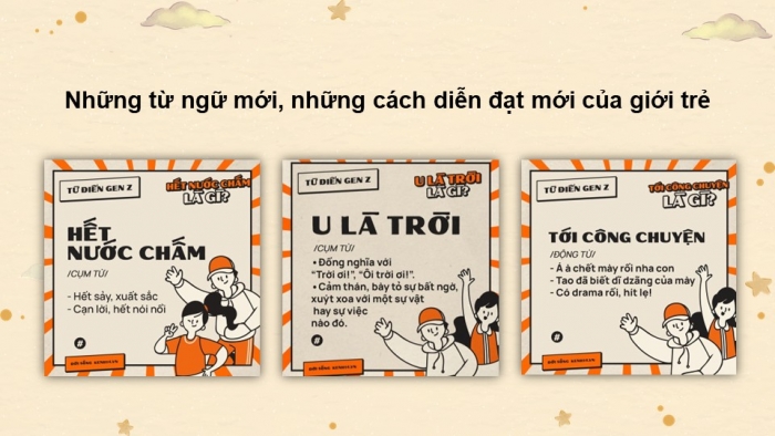 Giáo án điện tử chuyên đề Ngữ văn 11 chân trời CĐ 2 Phần 3: Cách vận dụng yếu tố mới của ngôn ngữ đương đại trong giao tiếp