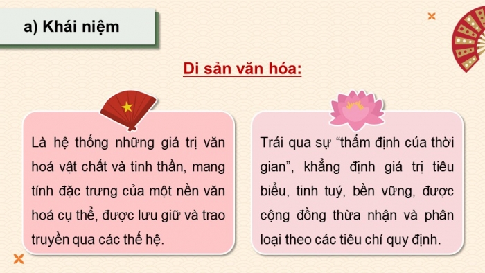 Giáo án điện tử chuyên đề Lịch sử 10 chân trời CĐ 2 P1: Di sản văn hoá; P2 Bảo tồn và phát huy giá trị