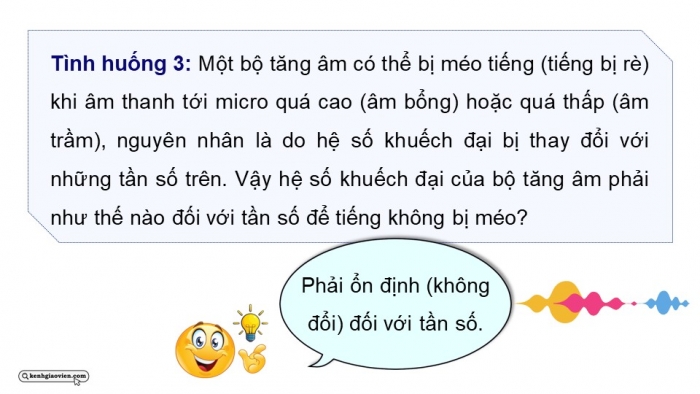 Giáo án điện tử chuyên đề Vật lí 11 kết nối Bài 8: Bộ khuếch đại thuật toán và thiết bị đầu ra