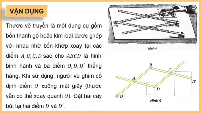 Giáo án điện tử chuyên đề Toán 11 chân trời Bài 6: Phép vị tự