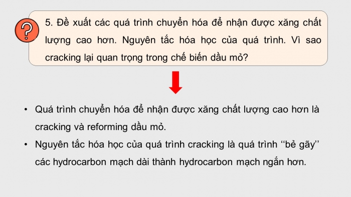 Giáo án điện tử chuyên đề Hoá học 11 cánh diều Bài 8: Chế biến dầu mỏ