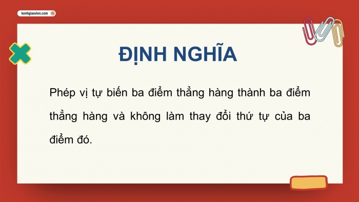 Giáo án điện tử chuyên đề Toán 11 cánh diều Bài 2: Phép đồng dạng