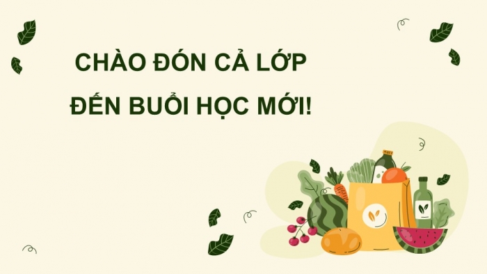 Giáo án điện tử chuyên đề Sinh học 11 cánh diều Bài 9: Tác hại của mất vệ sinh an toàn thực phẩm. Cách phòng và điều trị ngộ độc thực phẩm