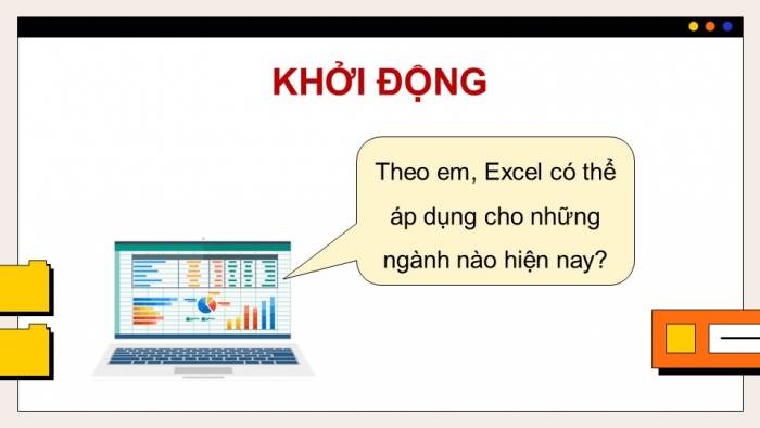 Giáo án điện tử chuyên đề Tin học ứng dụng 10 cánh diều CĐ 3: Dự án Thực hành sử dụng phần mềm bảng tính