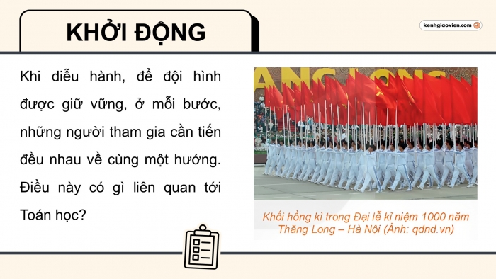 Giáo án điện tử chuyên đề Toán 11 kết nối Bài 2: Phép tịnh tiến