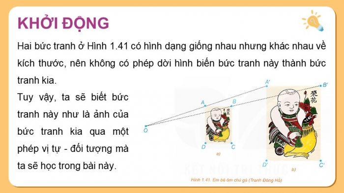 Giáo án điện tử chuyên đề Toán 11 kết nối Bài 6: Phép vị tự