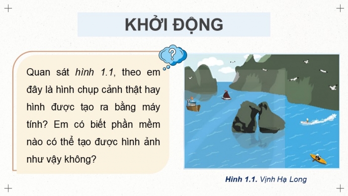 Giáo án điện tử chuyên đề Tin học ứng dụng 11 kết nối Bài 1: Giới thiệu phần mềm vẽ trang trí