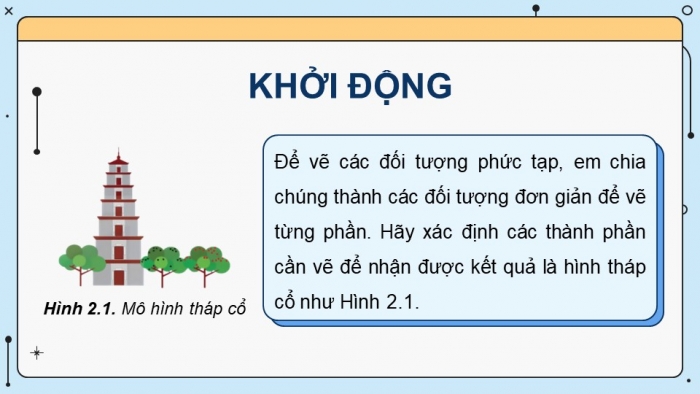 Giáo án điện tử chuyên đề Tin học ứng dụng 11 kết nối Bài 2: Làm việc với đối tượng hình khối