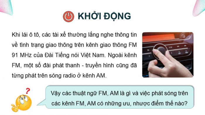 Giáo án điện tử chuyên đề Vật lí 11 chân trời Bài 5: Biến điệu