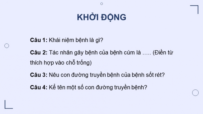 Giáo án điện tử chuyên đề Sinh học 11 chân trời Ôn tập CĐ 2