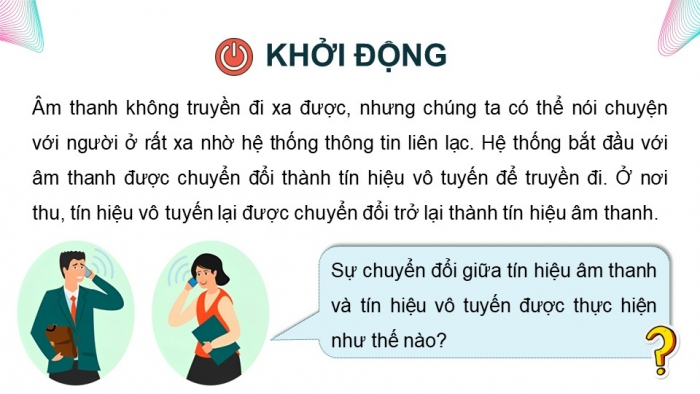 Giáo án điện tử chuyên đề Vật lí 11 cánh diều Bài 1: Biến điệu