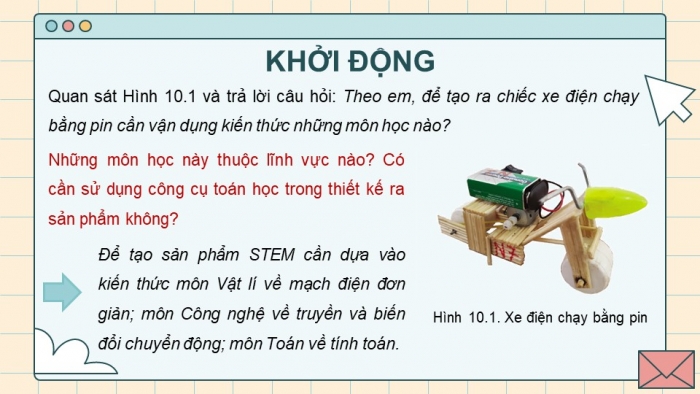 Giáo án điện tử chuyên đề Thiết kế và Công nghệ 10 cánh diều Bài 10: Giới thiệu chung về STEM, nghề nghiệp STEM