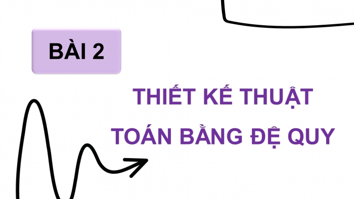 Giáo án điện tử chuyên đề Khoa học máy tính 11 kết nối Bài 2: Thiết kế thuật toán đệ quy