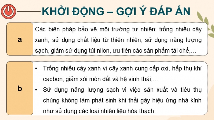 Giáo án điện tử chuyên đề Kinh tế pháp luật 11 cánh diều Bài 2: Một số chính sách và biện pháp nhằm khắc phục, hạn chế tác động tiêu cực của phát triển kinh tế đến môi trường tự nhiên