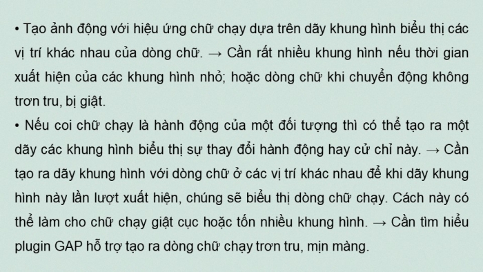 Giáo án điện tử chuyên đề Tin học ứng dụng 11 cánh diều Bài 5: Tạo ảnh động với hiệu ứng tự điều khiển