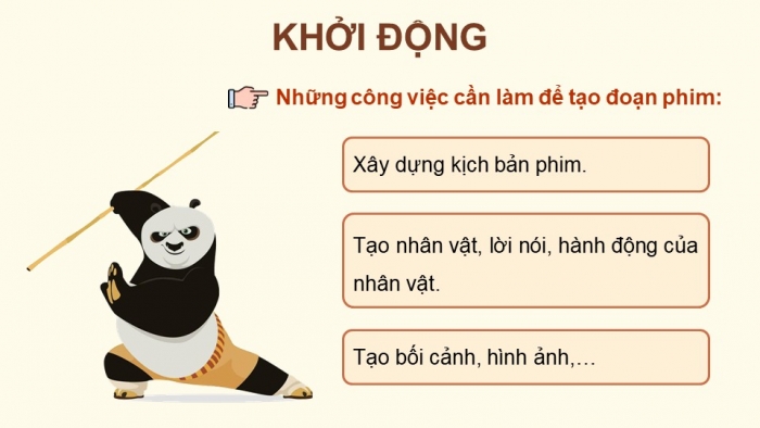 Giáo án điện tử chuyên đề Tin học ứng dụng 11 cánh diều Bài 1: Giới thiệu phần mềm làm phim hoạt hình