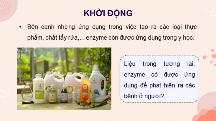 Giáo án điện tử chuyên đề Sinh học 10 chân trời Bài 6: Thành tựu của công nghệ enzyme