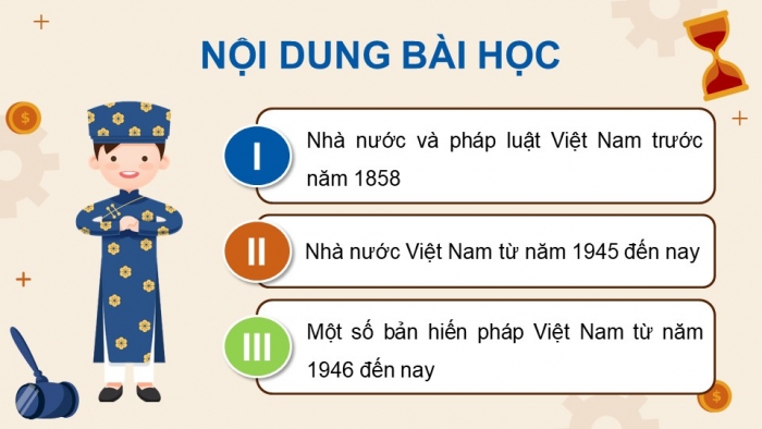 Giáo án điện tử chuyên đề Lịch sử 10 chân trời CĐ 3 P2: Nhà nước Việt Nam từ năm 1945 đến nay; P3 Một số bản Hiến pháp ...