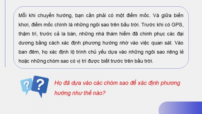 Giáo án điện tử chuyên đề Vật lí 10 cánh diều Bài 1: Xác định phương hướng