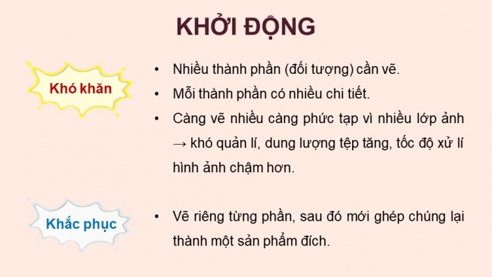 Giáo án điện tử chuyên đề Tin học ứng dụng 11 cánh diều Bài 3: Tạo sản phẩm vẽ trang trí trong thực tiễn