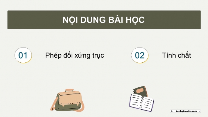 Giáo án điện tử chuyên đề Toán 11 kết nối Bài 3: Phép đối xứng trục