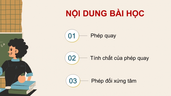 Giáo án điện tử chuyên đề Toán 11 kết nối Bài 4: Phép quay và phép đối xứng tâm