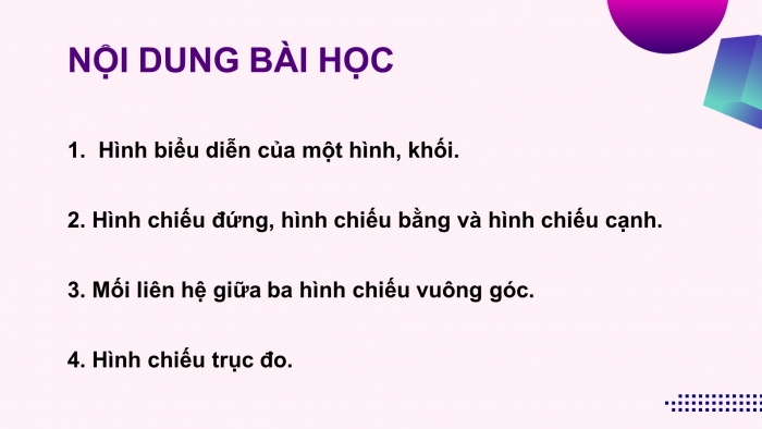 Giáo án điện tử chuyên đề Toán 11 kết nối Bài 11: Hình chiếu vuông góc và hình chiếu trục đo