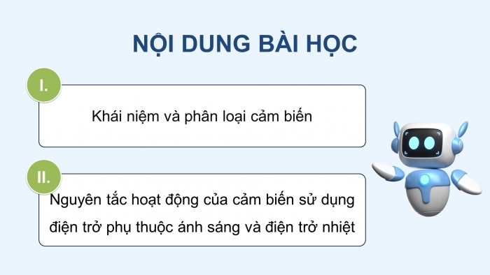 Giáo án điện tử chuyên đề Vật lí 11 kết nối Bài 7: Cảm biến