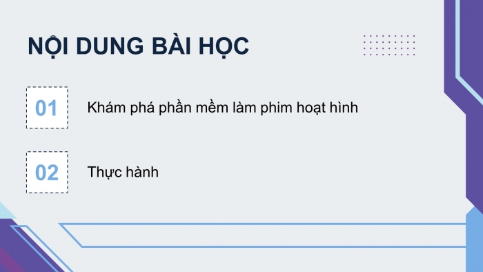 Giáo án điện tử chuyên đề Tin học ứng dụng 11 kết nối Bài 6: Làm quen với phần mềm làm phim hoạt hình