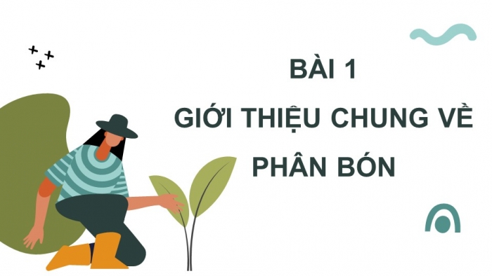 Giáo án điện tử chuyên đề Hoá học 11 cánh diều Bài 1: Giới thiệu chung về phân bón