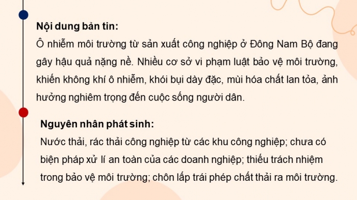 Giáo án điện tử chuyên đề Kinh tế pháp luật 11 cánh diều Bài 1: Những tác động tiêu cực của phát triển kinh tế đến môi trường tự nhiên