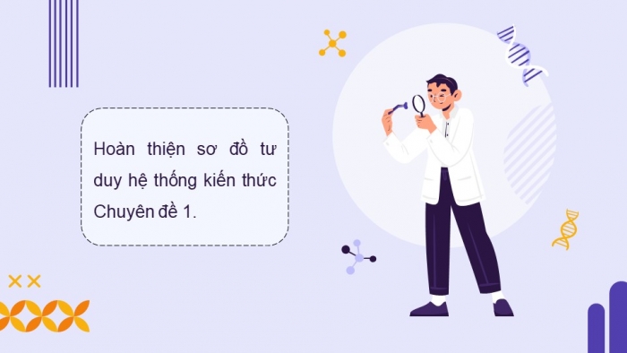 Giáo án điện tử chuyên đề Sinh học 10 chân trời Ôn tập CĐ 1