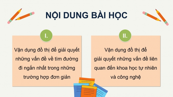 Giáo án điện tử chuyên đề Toán 11 cánh diều Bài 2: Một vài ứng dụng của lí thuyết đồ thị