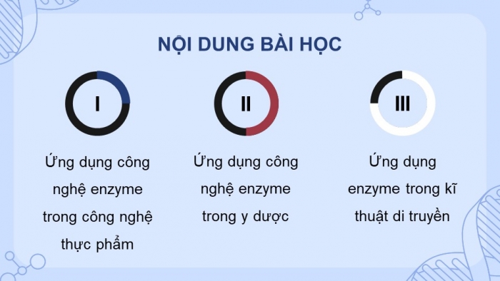 Giáo án điện tử chuyên đề Sinh học 10 chân trời Bài 8: Ứng dụng của enzyme