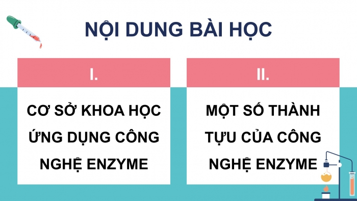 Giáo án điện tử chuyên đề Sinh học 10 cánh diều Bài 7: Cơ sở khoa học và một số thành tựu của công nghệ enzyme