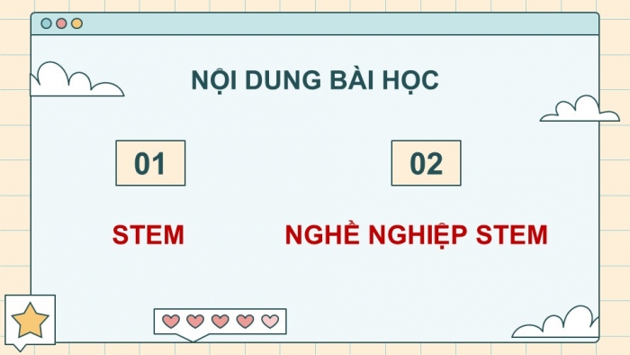 Giáo án điện tử chuyên đề Thiết kế và Công nghệ 10 cánh diều Bài 10: Giới thiệu chung về STEM, nghề nghiệp STEM