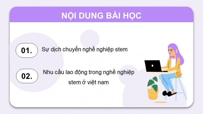 Giáo án điện tử chuyên đề Thiết kế và Công nghệ 10 cánh diều Bài 11: Nhu cầu nghề nghiệp STEM ở Việt Nam