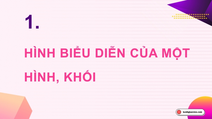 Giáo án điện tử chuyên đề Toán 11 kết nối Bài 11: Hình chiếu vuông góc và hình chiếu trục đo