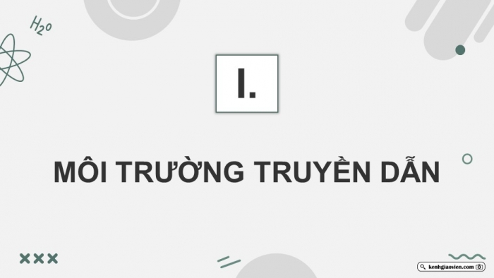 Giáo án điện tử chuyên đề Vật lí 11 kết nối Bài 6: Suy giảm tín hiệu