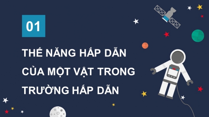 Giáo án điện tử chuyên đề Vật lí 11 chân trời Bài 4: Thế năng hấp dẫn. Thế hấp dẫn